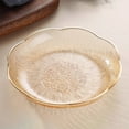 thumbnail image 1 of Plastic Serving Tray, Snack Bowl for Candy Nuts Fruits, Elegant Party Platter for Coffee Table, Living Room Decor, Dishwasher Safe, Household Essentials(Gold), 1 of 6