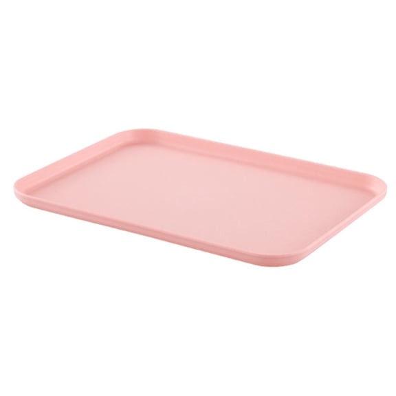 Serving Tray, Stackable Crafts Organizer Tray for Jewelry, Beads, DIY Projects, Painting, Snack, Appetizer, Unbreakable Wheat Straw Platter