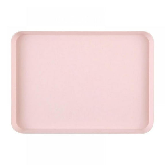 Plastic Serving Trays Large Serving Trays Serving Platters Rectangle Non-slip Restaurant GradeTray Plastic Food Trays Dinner Drinks Serving Tray,9" x 12"/S