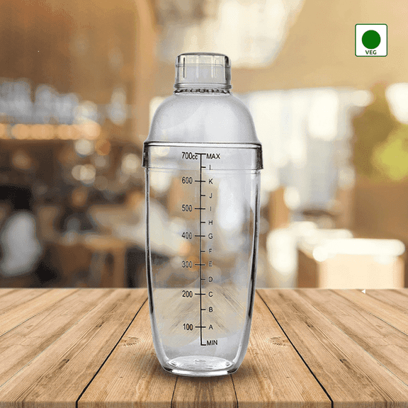 Plastic Shaker Cocktail 700cc, 24 oz Drink Mixer
