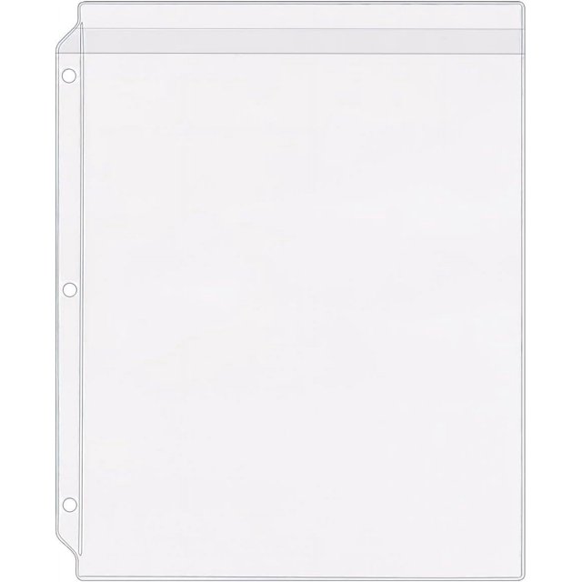Plastic Sheet or with Flap 25Pack 8 1/2" x 11" SPT600F25