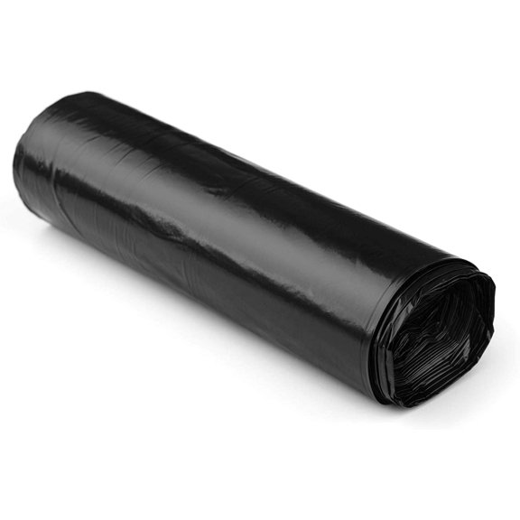 Plastic Sheeting Roll 6 Mil Black (10' x 100') for Flooring Underlayment, Pond Liner, Roof Tarp, Landscape Ground Cover, Lumber Tarp, Drop Cloth, Painters Plastic, Construction Film, Room Barrier