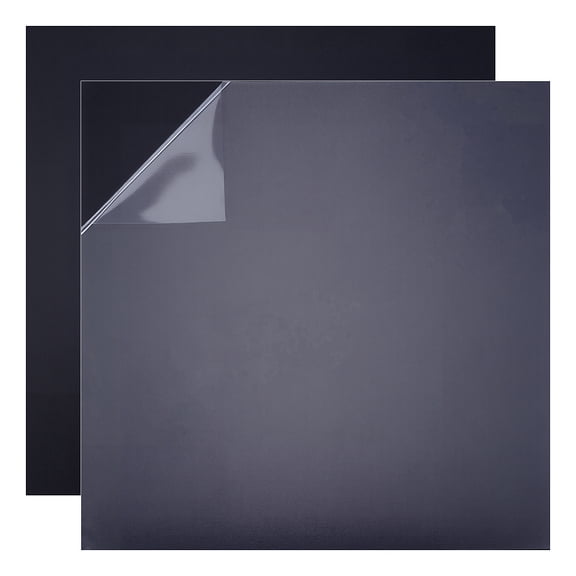 Plastic Sheets DIY Craft Making Supplies Black Square 302x302x6mm