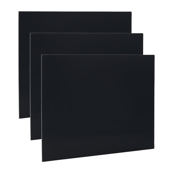 Plastic Sheets Rectangle Black 40.7x30.5x0.3cm