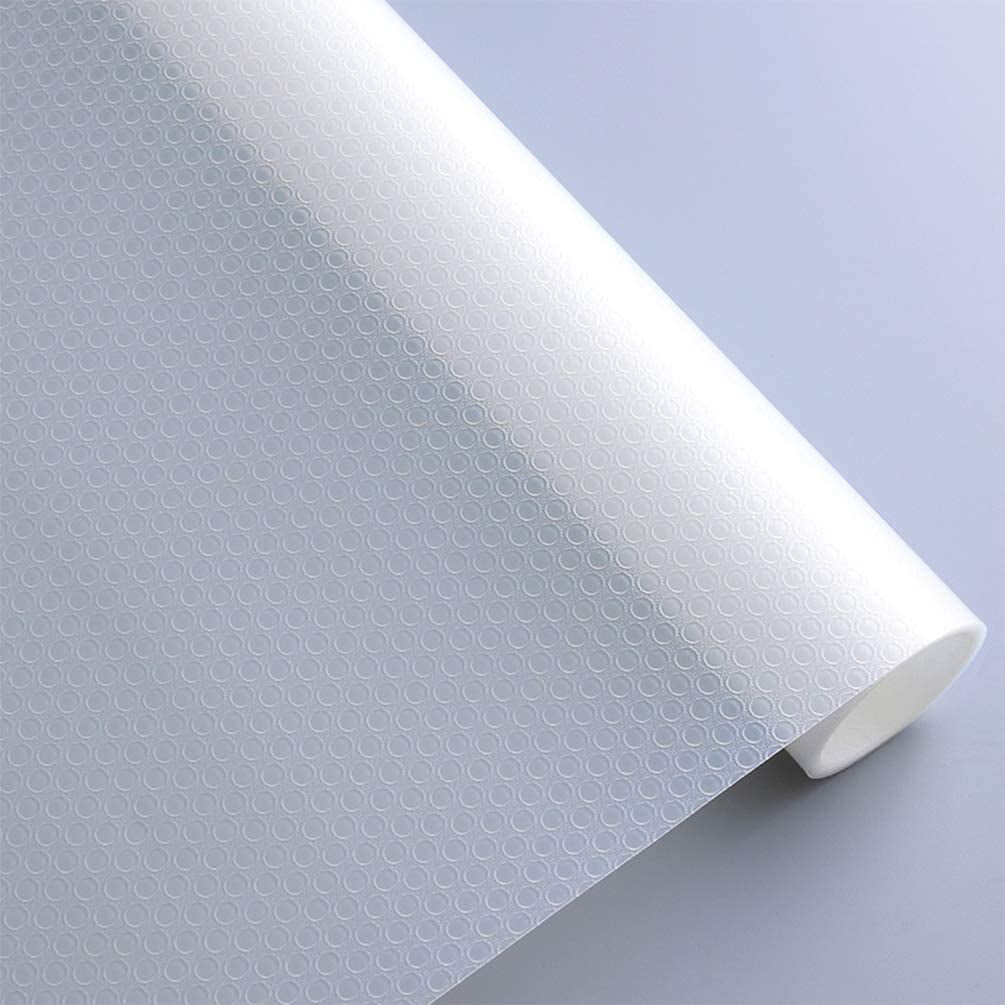 Cabinet Shelf Liner Non Adhesive Kitchen Drawer Liners Non Slip Waterproof  Refrigerator Shelf Liners Thickened Cupboard Liner for Bathroom 