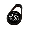 thumbnail image 1 of Plastic Shell Digital Clock Waterproof Electronic Hanging Watch with Hook, 1 of 14