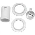 thumbnail image 1 of Plastic Shell Screw Type E14 Bulb Light Lamp Holder Socket AC 250V 2A, 1 of 10