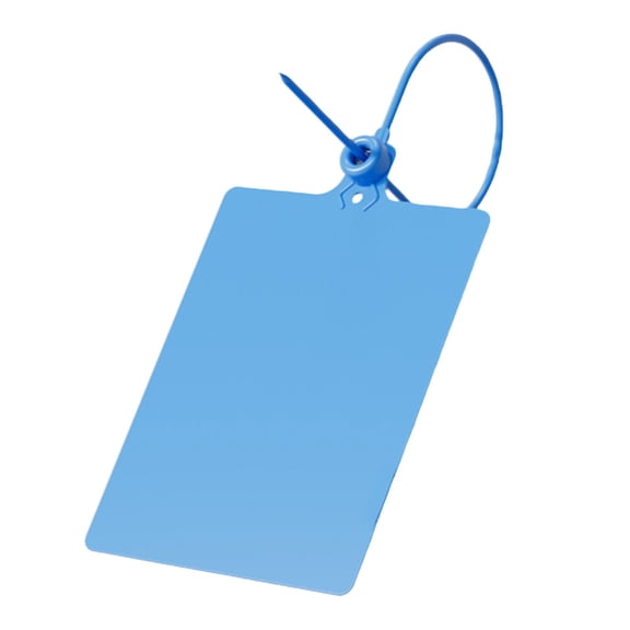 Plastic Shipping Tags,3.15" x 3.94", Waterproof Labels Writable Hanging Tag with Sealing Strap,Shipping Cable Tie Label Tags for Keys Luggage Logistic Retail Inventory