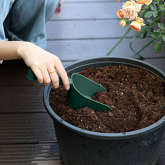 Plastic Shovel, Gardening Supplies, Thickened Pet Poop Scoop, Succulent Potted Gardening Trowel, for Garden Planting, Pet Waste Cleanup, Flower Pot Maintenance, Green, by Ihhxbz