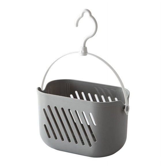 Hanging Shower Caddy Plastic Hanging Shower Caddy Basket Portable Kitchen Organizer Storage Basket with Hook for Home