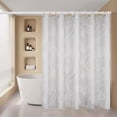 thumbnail image 1 of Plastic Shower Curtain Thick Waterproof and Mildew Proof Shower Curtain, Dry and Wet Separation Shower Curtain for Bathroom Bedroom Toilet, 1 of 6