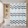 thumbnail image 1 of Plastic Shower Curtain Thick Waterproof and Mildew Proof Shower Curtain, Dry and Wet Separation Shower Curtain for Bathroom Bedroom Toilet, 1 of 6