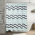 thumbnail image 1 of Plastic Shower Curtain | Waterproof & Mildew-Resistant Fabric | Dry Wet Separation Bathroom Curtain for Home, Apartment, RV | White 80x180cm (31.5x70.87in), 1 of 6