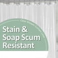 thumbnail image 1 of Plastic Shower Liner Clear - Premium PEVA Shower Curtain Liner with Rustproof Grommets and 3 Magnets, Waterproof Lightweight Bathroom Curtains - Clear, 1 of 4