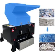 Plastic Shredder Heavy-Duty Recycling and Reusing Crusher for Plastic Bottle Wood Rubber Crusher 220V