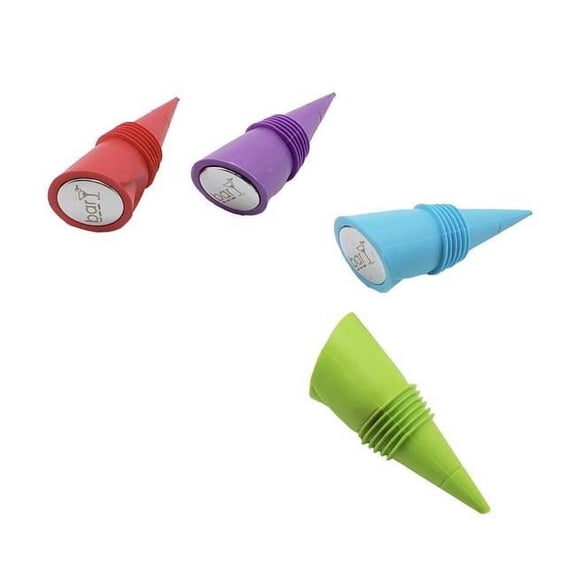 Plastic & Silicone Wine Stopper - Assorted