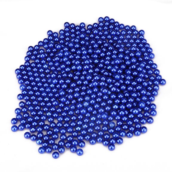 Plastic Simulated Pearl DIY Storage Box Case Organizer Decoration DIY BeadBlue