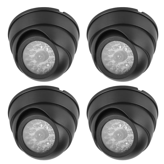 Plastic Simulation Security Camera Simulating Real Monitoring Equipment CCTV LED Flashing Light For Shops Homes Offices