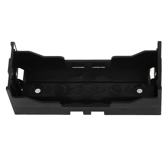 Plastic Single 26650 Battery Holder Case Storage Box Black