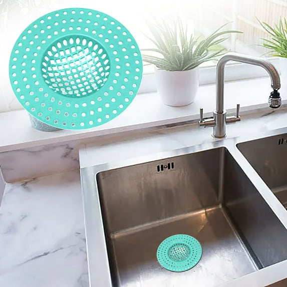 Plastic Sink Strainer Filter Scalable Adjustable Kitchen Drain Blockage Preventer | Drainage Network Floor Filter | Bathroom Sink Trap | Universal Fit Easy Clean | 1 Pack