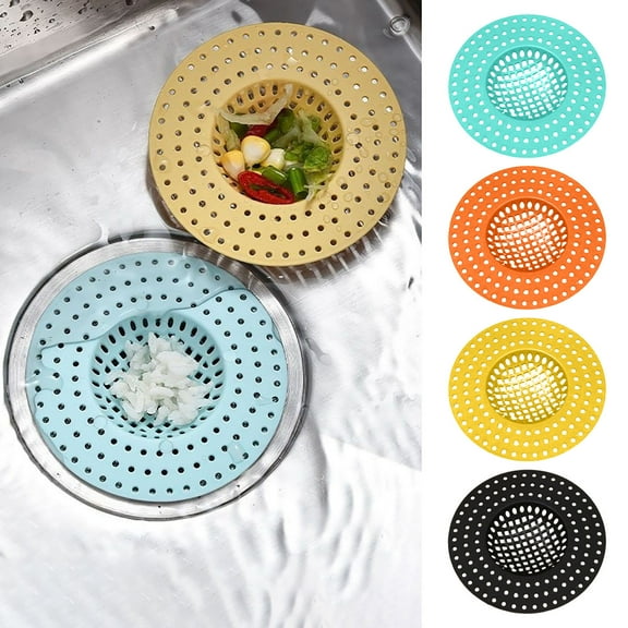 Plastic Sink Strainer Filter Scalable Adjustable Kitchen Drain Blockage Preventer | Drainage Network Floor Filter | Bathroom Sink Trap | Universal Fit Easy Clean | 1 Pack