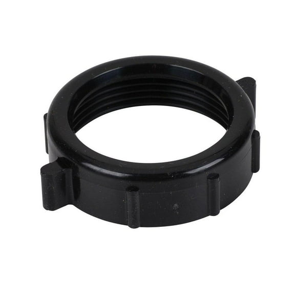 Plastic Slip Joint Nuts 1-1/4" Black Slip Nut for Tubular Drain Applications