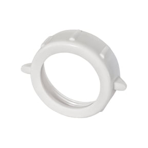 Plastic Slip Joint Nuts 1-1/4" White Slip Nut for Tubular Drain Applications