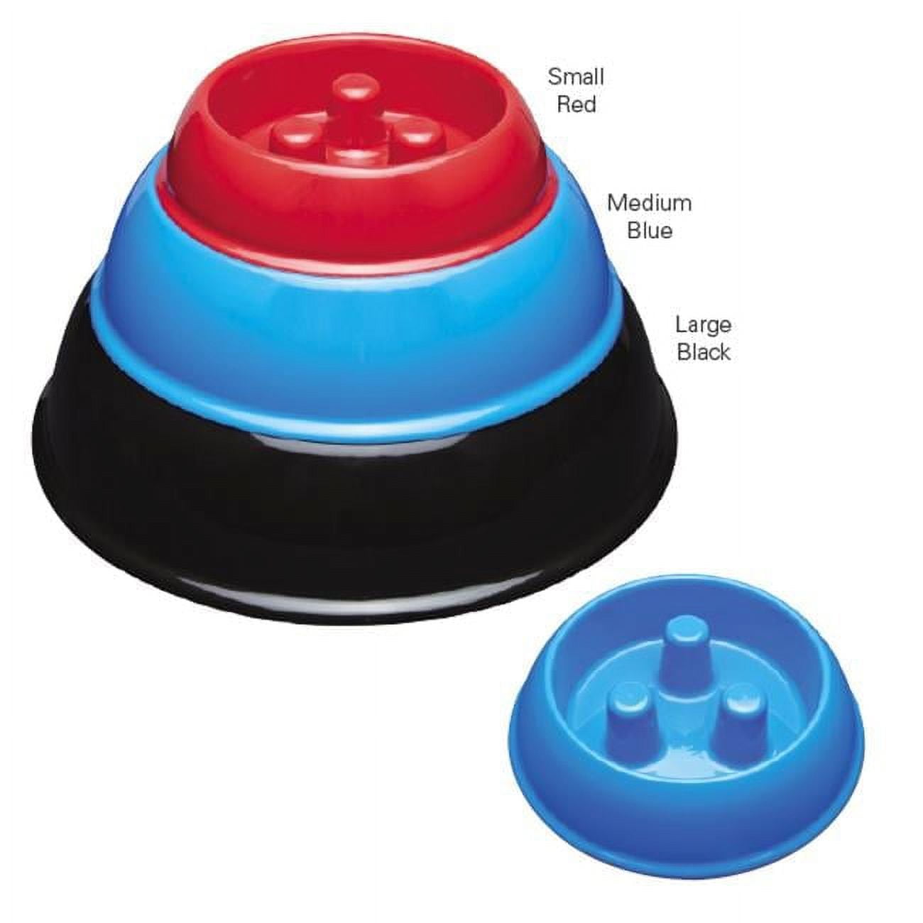 Plastic Slow Feeder Bowl  Plastic Slow Feeder Bowl 12oz Red