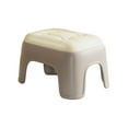 thumbnail image 1 of Plastic Small Stool, Living Room Bathroom Seating, Thickened Short Stackable Stool, Lightweight Durable Design, 1 of 7