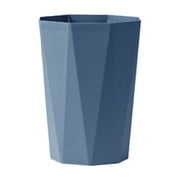 Plastic Small Trash Can Wastebasket,9.4x8.26in Garbage Container Basket for Bathrooms, Laundry Room, Kitchens, Offices, Blue Hot Sale By Kilougeis
