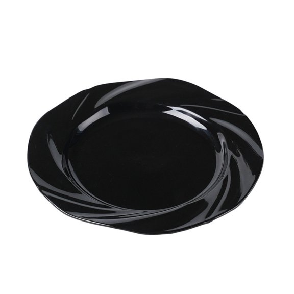 Plastic Snack Plates Breakfast Plates for Dried Fruit Dessert Pasta Fruit Appetizer Round Serving Platter Home Kitchen Tableware Decorative Plate for Dining