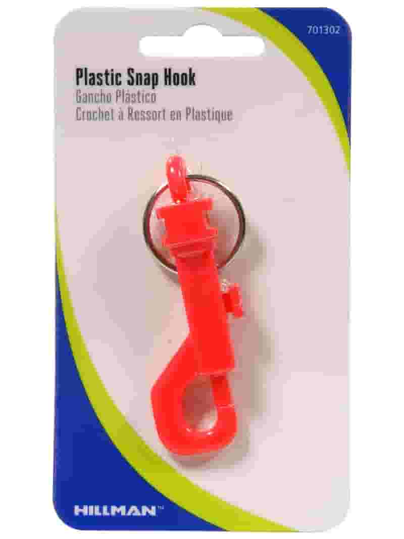 Hillman Metal/Plastic Assorted Clips/Snap Hooks Key Chain Hillman Metal/Plastic Assorted Clips/Snap Hooks Key Chain