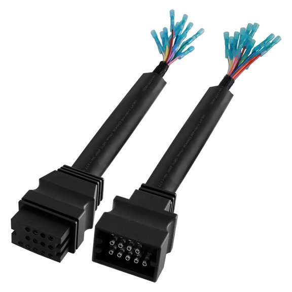 Snow Plow Wiring Harness Repair Kit Suitable for RT3 1304744 1304745 MSC04753 MSC04754 13 Pin Vehicle Side Repair Bundle