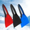 thumbnail image 1 of Plastic Snow Shovel 20.5x9.5x1cm Multi-Functional Mini Car Snow Shovel with Silicone Handle for Ice and Snow Removal Portable Winter Emergency Tool,Black(1PCS) JASKFLY, 1 of 8
