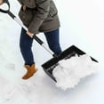 thumbnail image 1 of Plastic Snow Shovel with D-Grip Handle | Wide Push Shovel for Snow Removal & Ice Scraping | Heavy-Duty Farm & Outdoor Tool | 1-Pack, 1 of 4