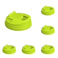 thumbnail image 1 of Plastic Soda Can Lids, Reusable Pop Can Covers, 8 Pack Green 2.3 Inch Beverage Can Top Covers for Standard Cans, 1 of 3