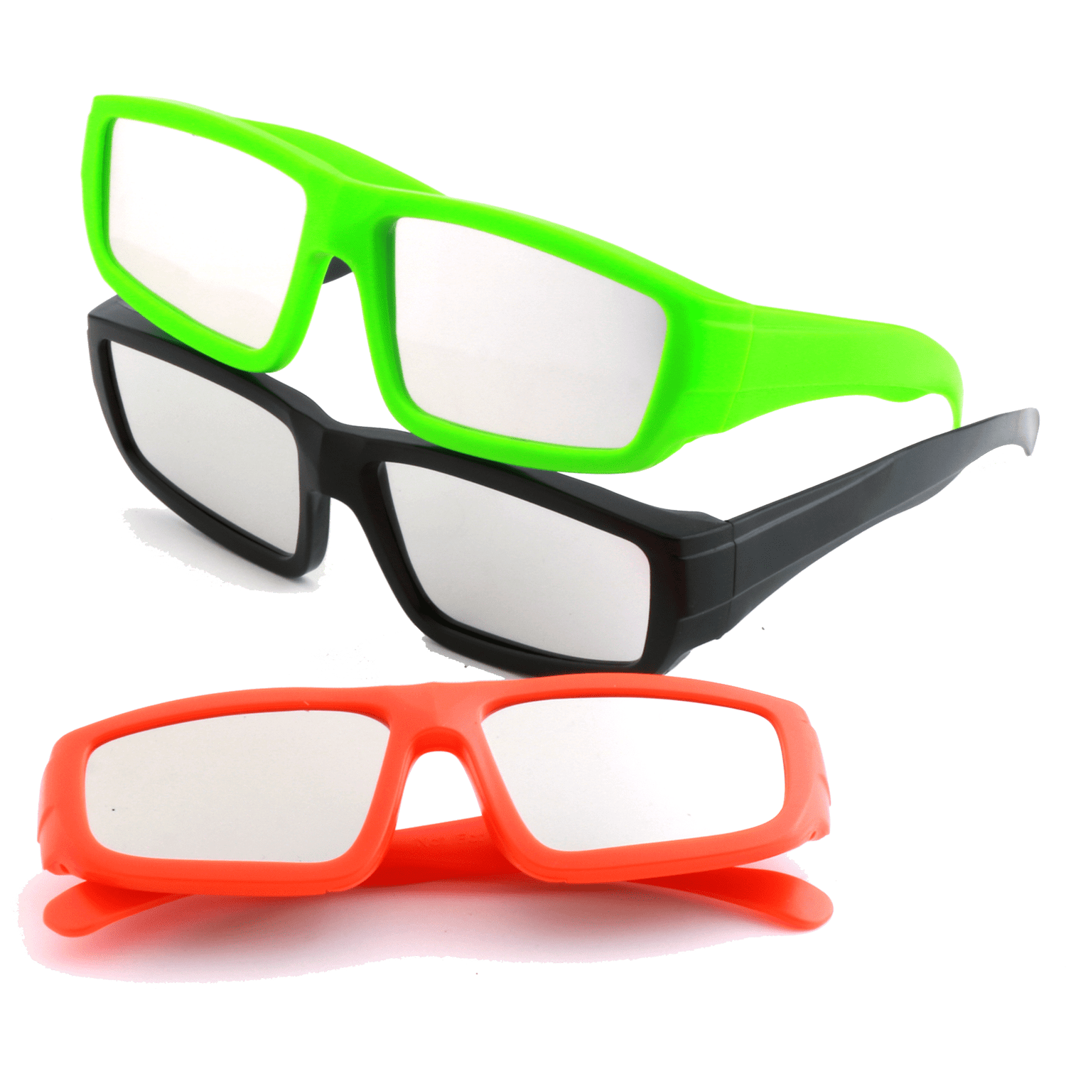 Plastic Solar Eclipse Eyeglasses AAS Approved 2024 2023, CE and ISO certified, 3 Packs