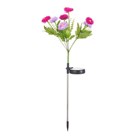Solar Snowflake Garden Stake Light Outdoor Patio Waterproof Decorative Glow B
