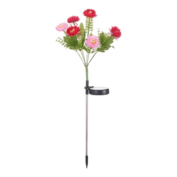Solar Snowflake Garden Stake Light Outdoor Patio Waterproof Decorative Glow E
