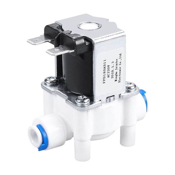 Plastic Solenoid for 220V 1/4" Hose Pipe Quick Connection Water Purifier Drinking Fountain Pressure Controller Swi