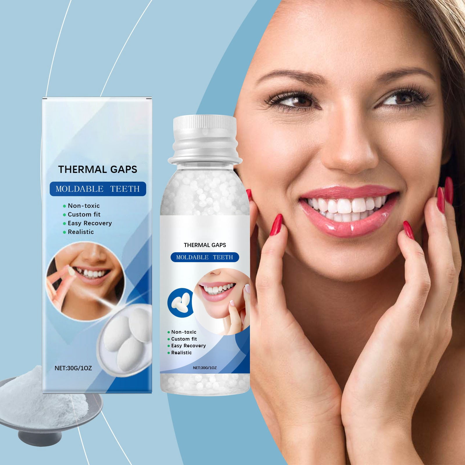 Plastic Solid Glue, Modifying Teeth Temporary Filling Holes Filling Glue Denture Filling Glue