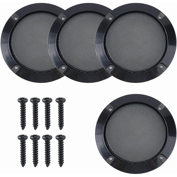 Plastic Sound Net with Iron Finding Black 124x5mm DIY