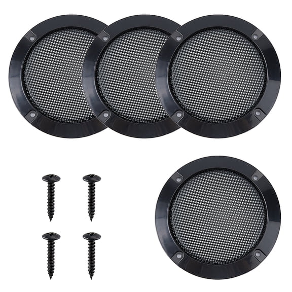 Plastic Sound Net with Iron Finding Black 124x5mm