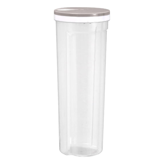 Plastic Spaghetti Storage, Airtight Food Storage Containers, Tall Pasta Jar Organizer with Controllable Lid for Flour, Sugar, Pasta, Cereal and Noodles