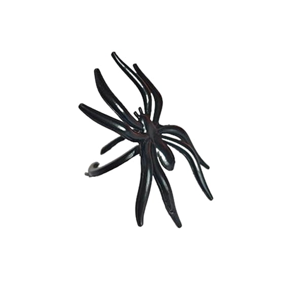 Plastic Spider Ring Prank – Novelty Fake Spider Finger Ring for April Fools’ Day, Party Jokes