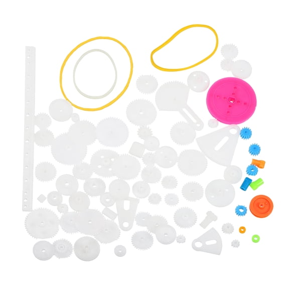 Plastic Spindle Gear Set Small Motor Gears Module 0.5 for DC Motor DIY Accessories Model Toys RC Car Robot Pack of 85