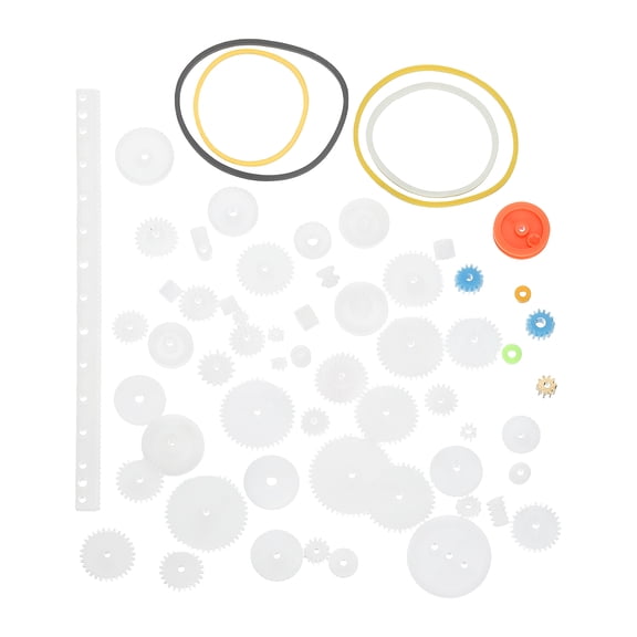 Plastic Spindle Gear Set for DC Motor DIY Accessories Model Toys RC Car Robot