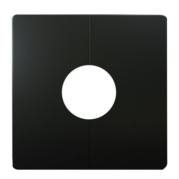 Plastic Split Square Escutcheon Plate Wall Split Flange for 0.47''/0.87''/1.26'' Diameter Pipe Household Hardware