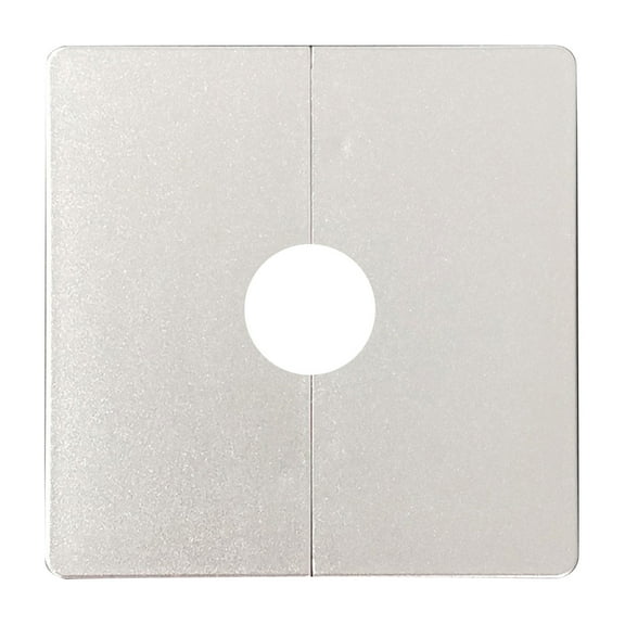 Plastic Split Square Escutcheon Plate Wall Split Flange for 0.47''/0.87''/1.26'' Diameter Pipe Household Hardware