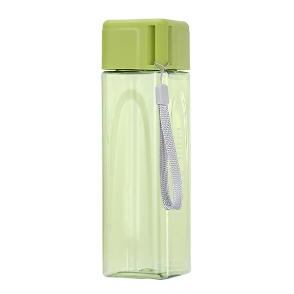 Plastic Sports Water Bottle, Leak Proof Reusable Bulk Water Bottles for Kids Adults, Portable Drink Container for School Travel Fitness Office (Multicolor) 1-Pack 17 oz